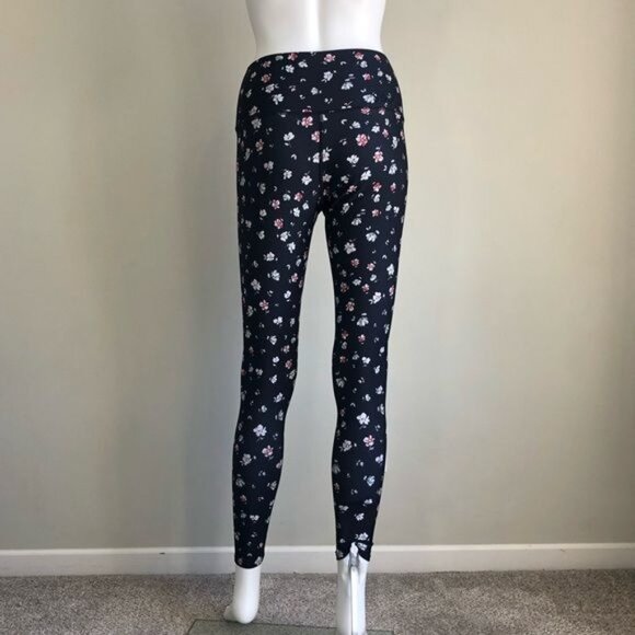 SOUL BY SOULCYCLE Black Floral Leggings - S - Picture 3 of 6